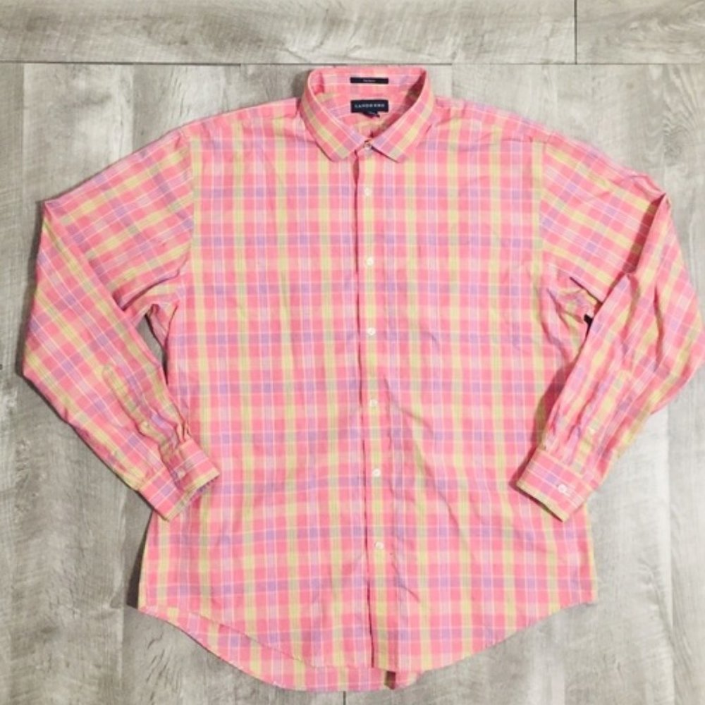 Mens Long Sleeve (XL) Button Up Shirt by LANDS END